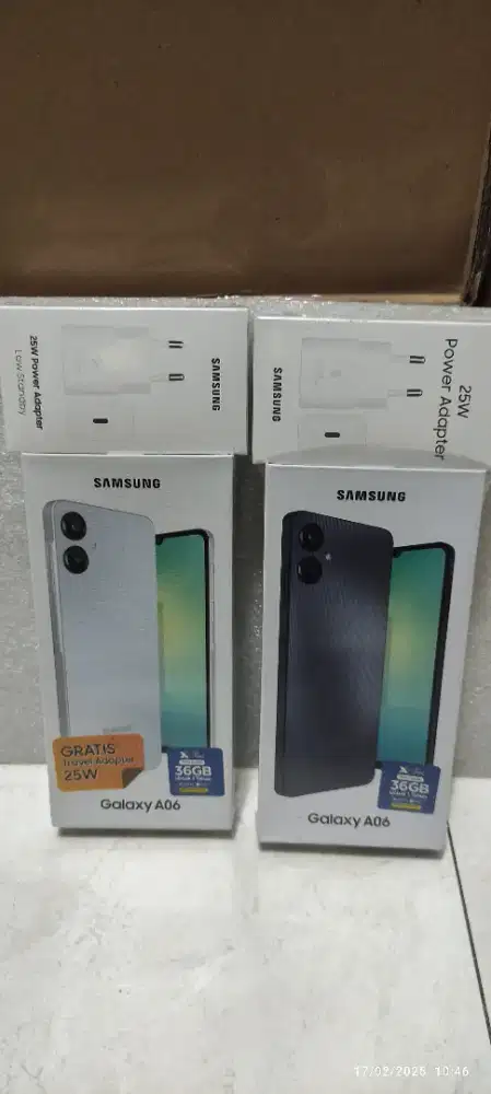 Samsung A06 ram 4/64/128 baru