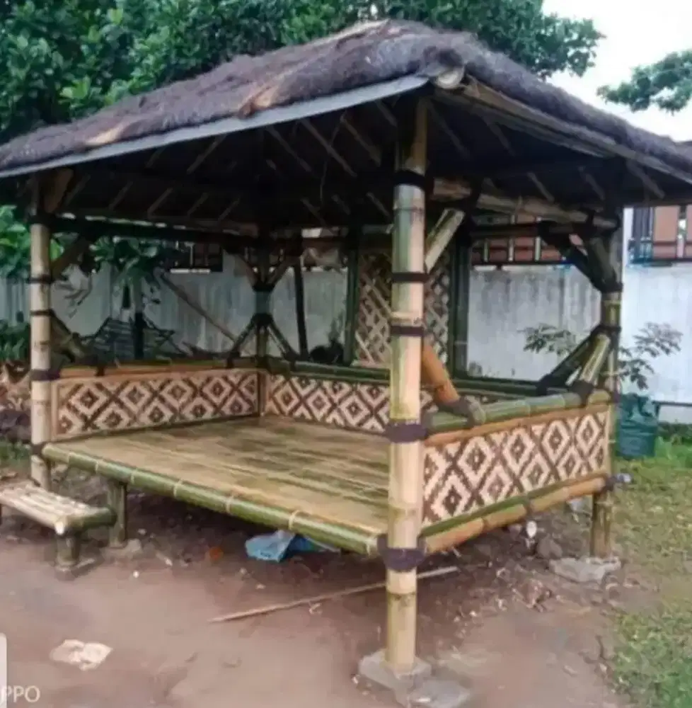 PEMBUATAN SAUNG ATAU GAZEBO - HARGA PER M²