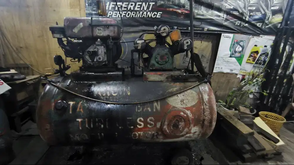 Dijual Cepat Mesin Diesel Kompresor / Compressor Angin YANMAR TS 80