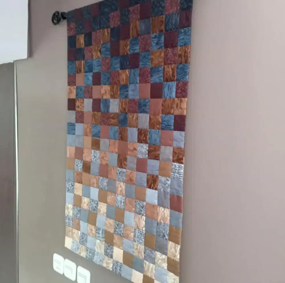 Hiasan gantung QUILT (kain perca)