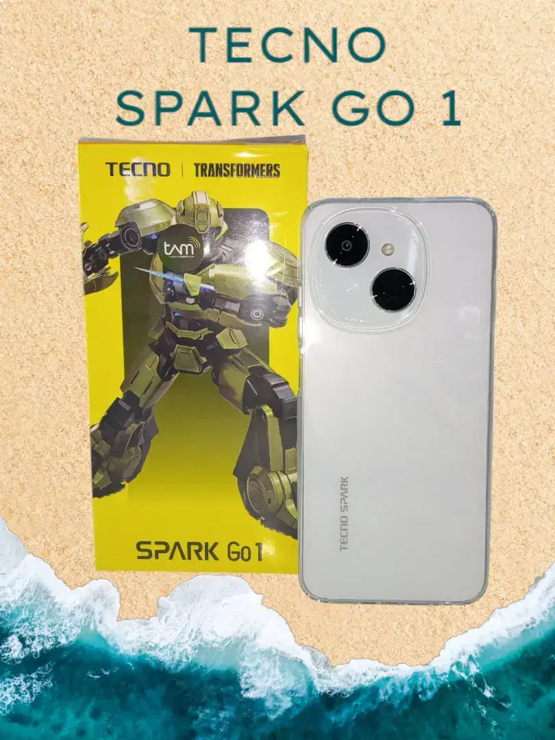 (1325)TECNO SPARK GO 1 READY RAM 4/128GB
