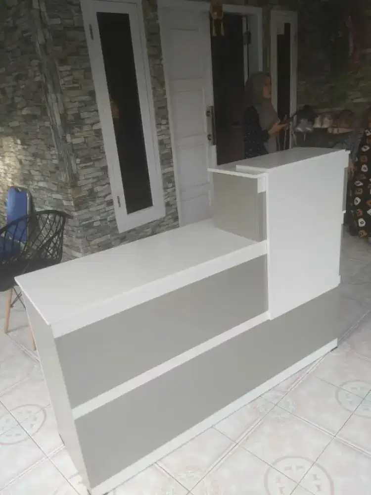 MEJA KASIR MINIMALIS ( MEJA KASIR LAUNDRY) SERBA GUNA BAYAR COD