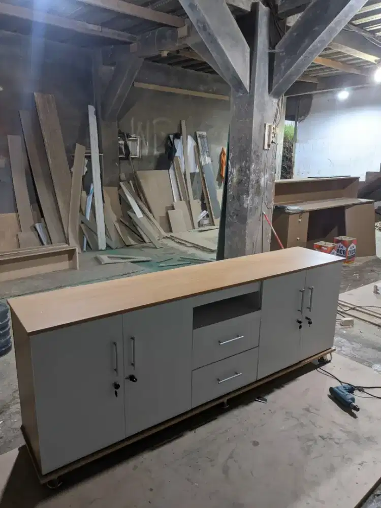 MEJA TV PAJANGAN (BUFET LACI) PANJANG 2 METER