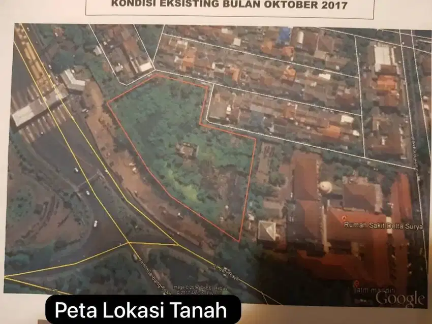 Dijual Lahan Komersial Area Sidoarjo Semenit Exit Tol Depan Lippo Mall
