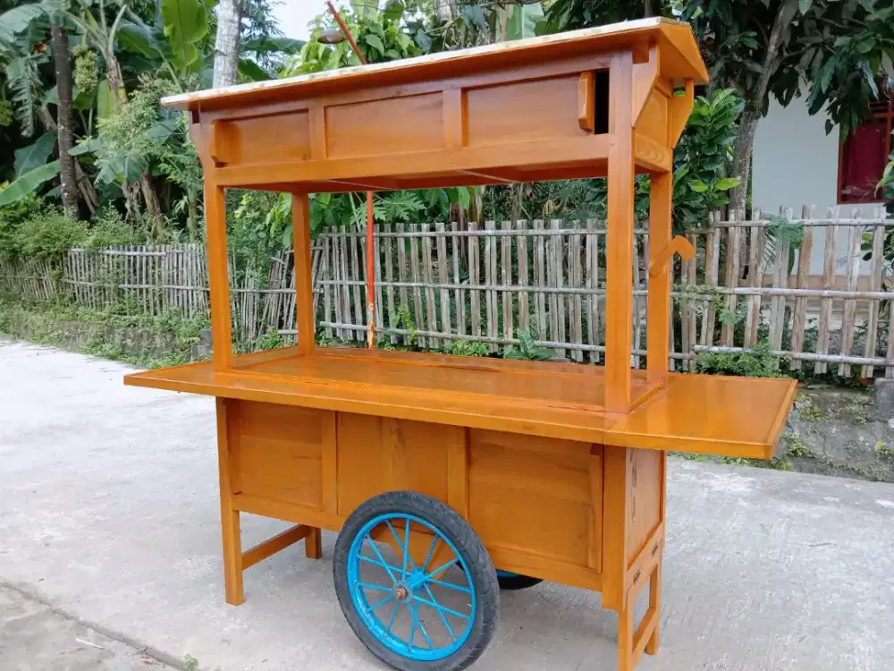 Jual Gerobak Angkringan,Bakso,Mie Ayam,Bubur,Roti BakardlL.Free ongkir