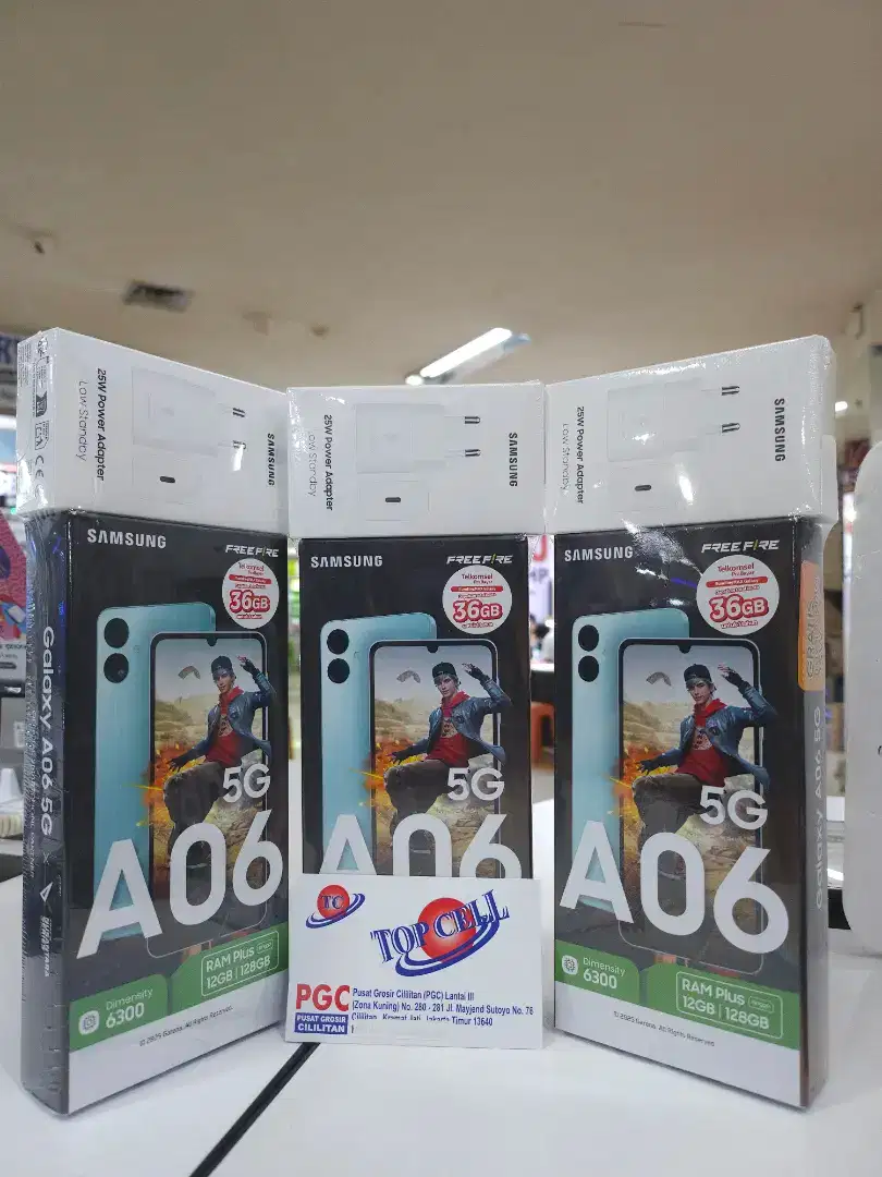 NEW SAMSUNG A06 5G RAM 6/128 GARANSI RESMI!!!