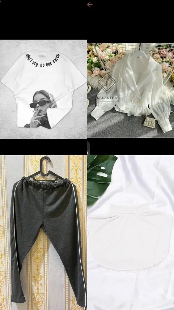 Preloved atasan bawahan heels