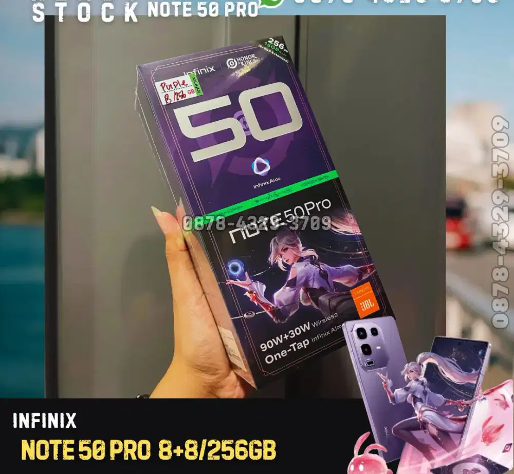 INFINIX NOTE 50 PRO 8/256 NEW GARANSI RESMI
