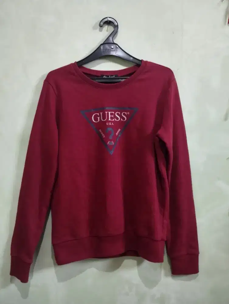 Crewneck Guess Maroon
