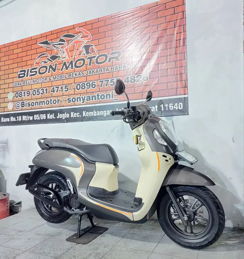 Seperti baru! HONDA NEW SCOOPY 2024 CBS ISS ALARM pajak on