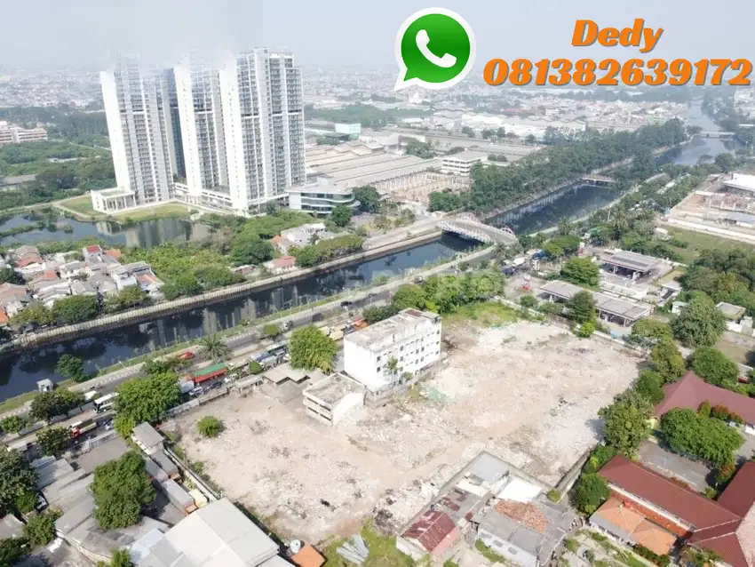 Jual Tanah Cengkareng Kalideres sertifikat Jakarta 10016M2 Bisa Kantor