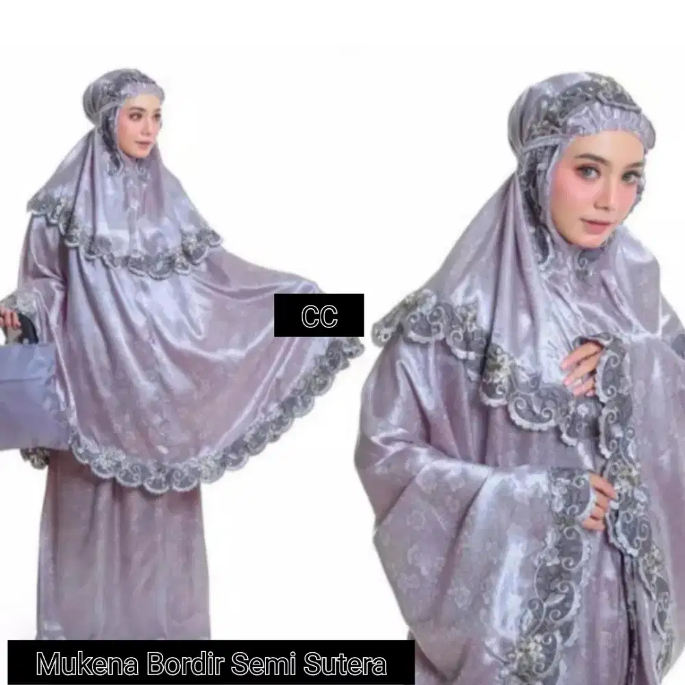 Mukena bordir premium