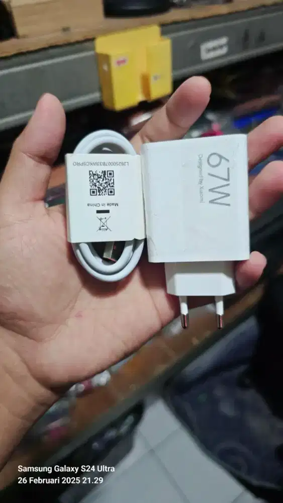 Jual charger ori 100 % 67 watt turbo