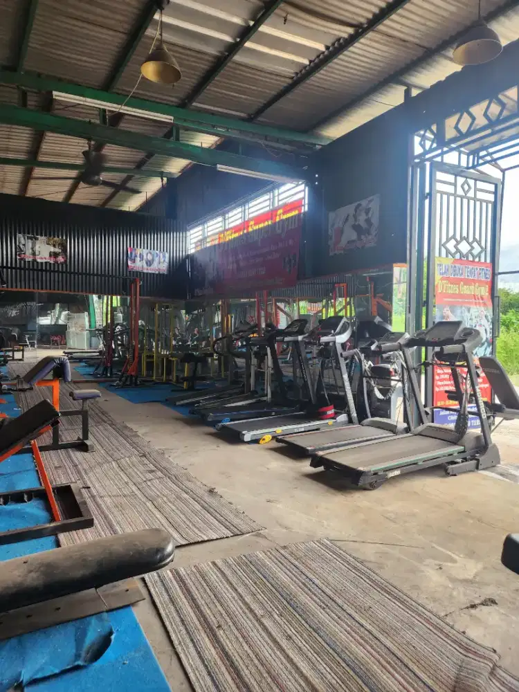 Jual alat gym fitnes satu set komplit