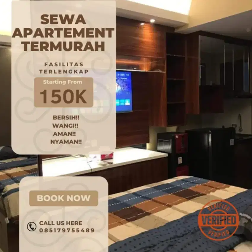 Sewa apartemen Mutiara bekasi Harian Termurah