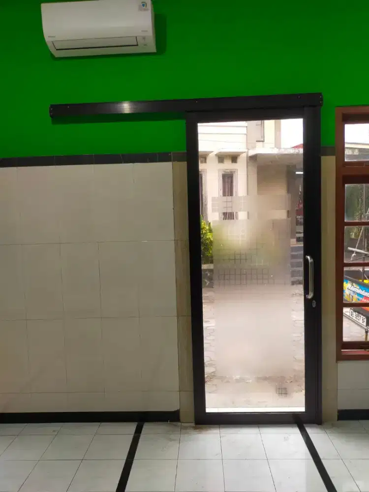Pintu jendela geser sleding sliding kaca alumunium