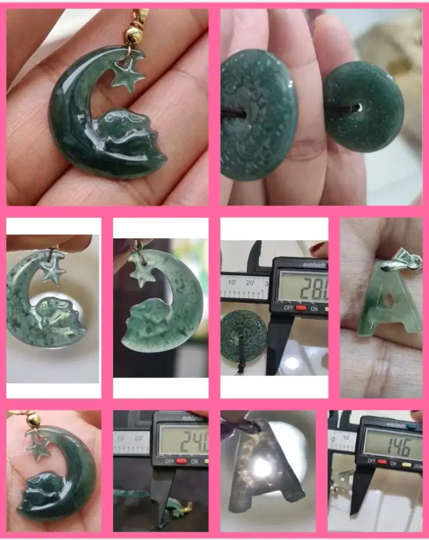 Beragam batu giok guatemala jadeit [harga per pcs]