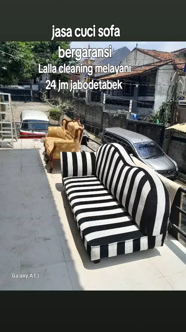 Jasa cuci kasur sofa jok mobil