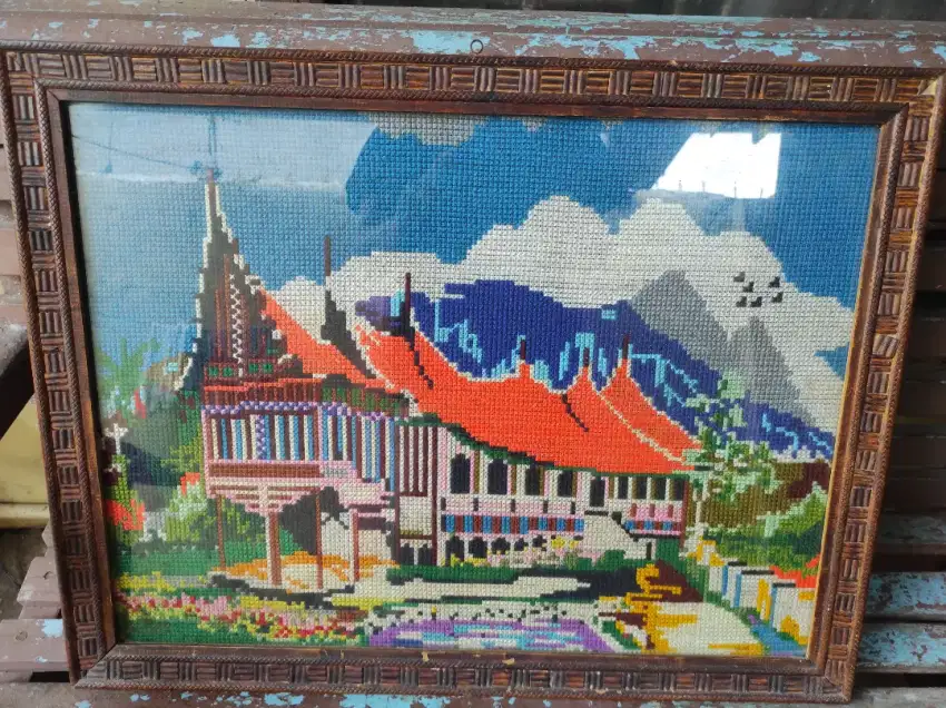 Strimin sulaman kristik rumah gadang padang lawas jadul antik