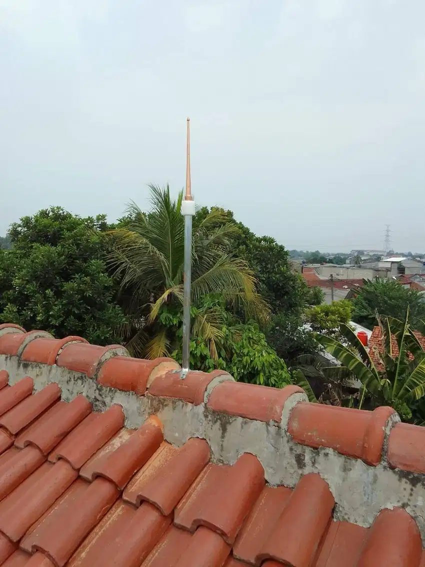 harga pasang penangkal petir konvensional dan grounding system murah