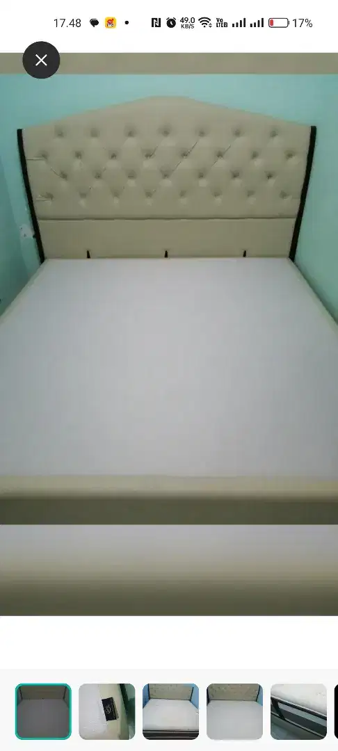 Divan + head board SERTA 200x200