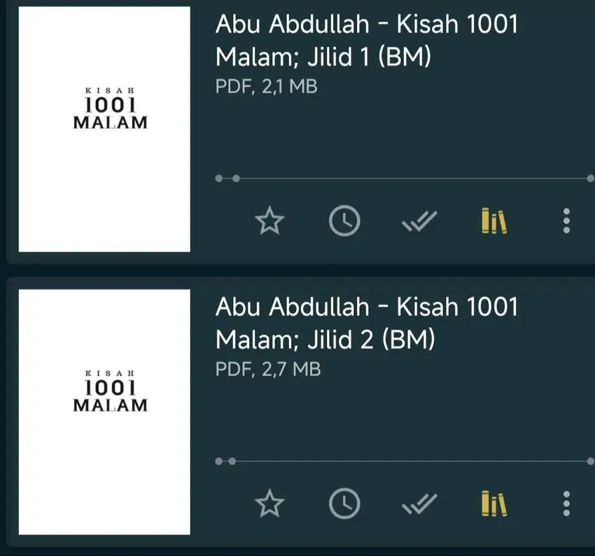 Ebook Kisah 1001 Malam