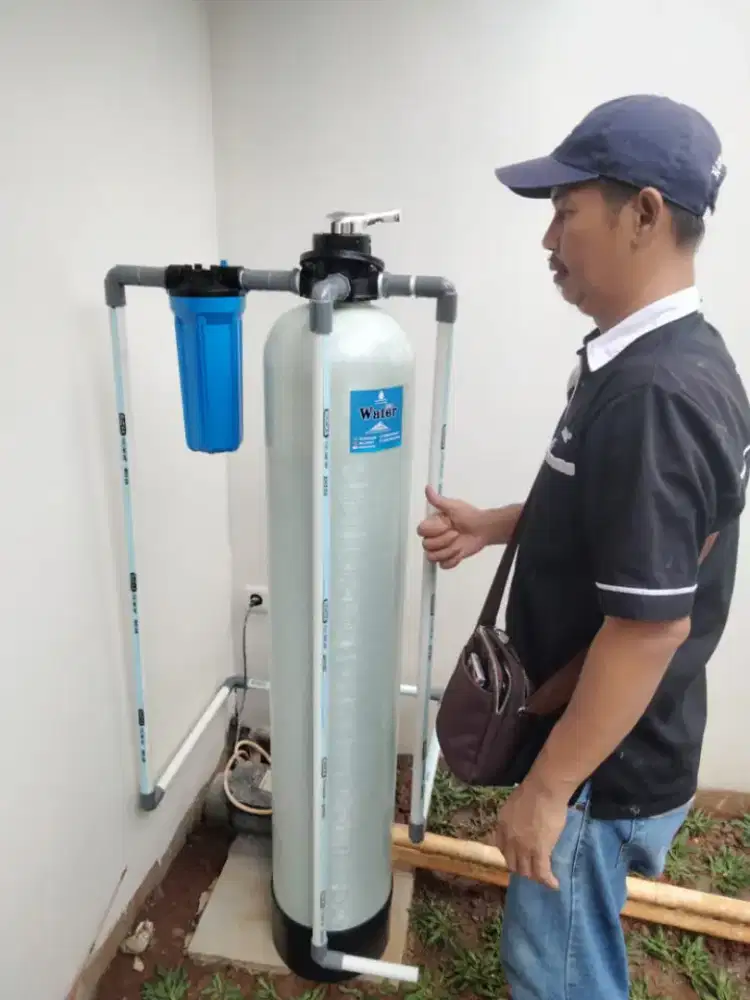 Filter saringan air zat besi kuning berminyak bau kotor PDAM / kuning