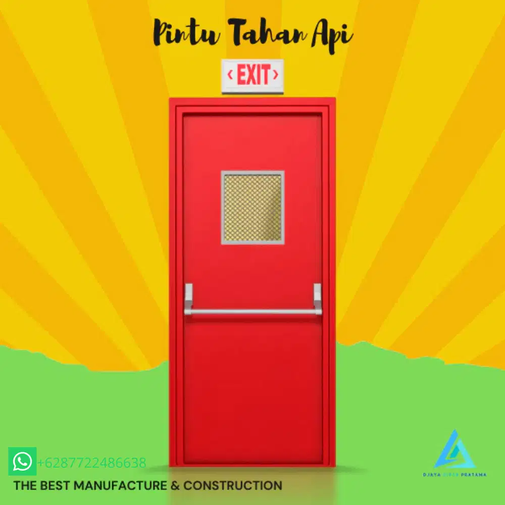 Pintu Besi Tahan Api SNI Single