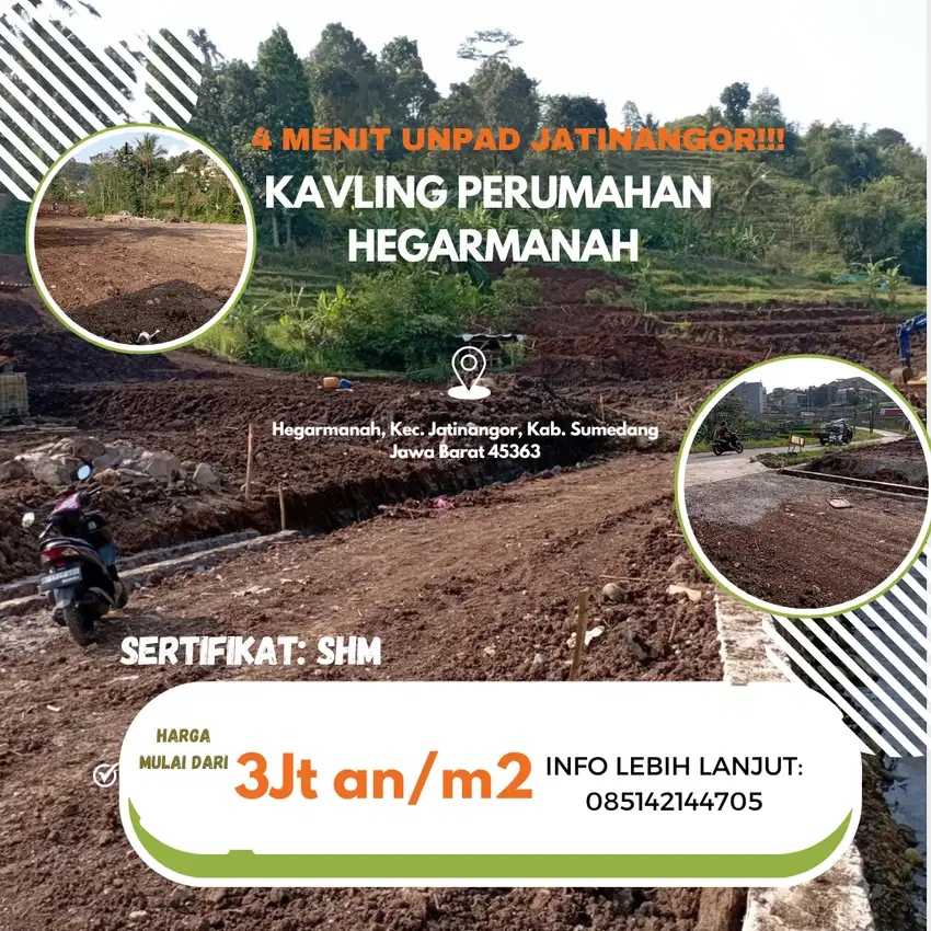 Tanah Areal Komplek 5 Menit Ke UNPAD