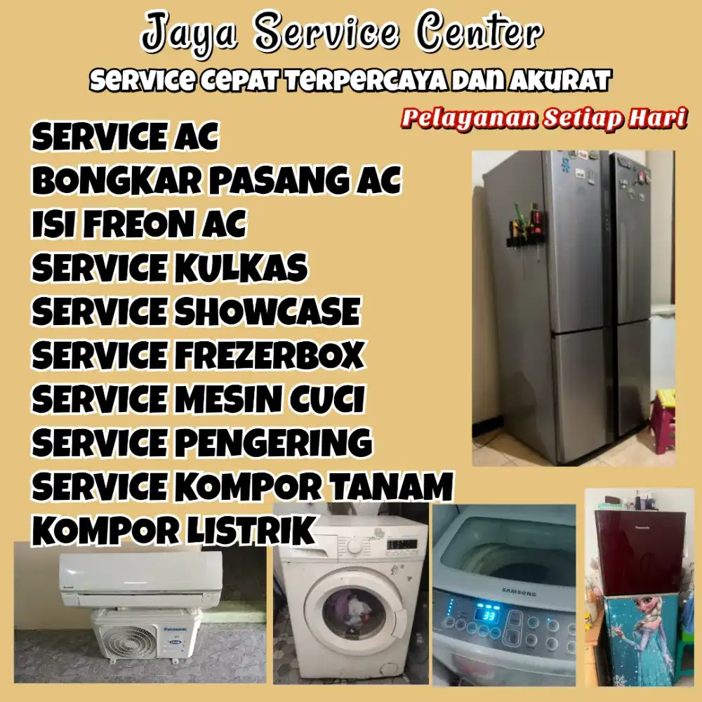 Service Mesin Cuci Kulkas AC Frezerbox Bongkar AC Pasang AC Mulyorejo