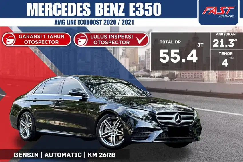 MERCEDES BENZ E350 AMG LINE 2021 / 2020 ECOBOOST KM.26RB PJK PJG #F4ST
