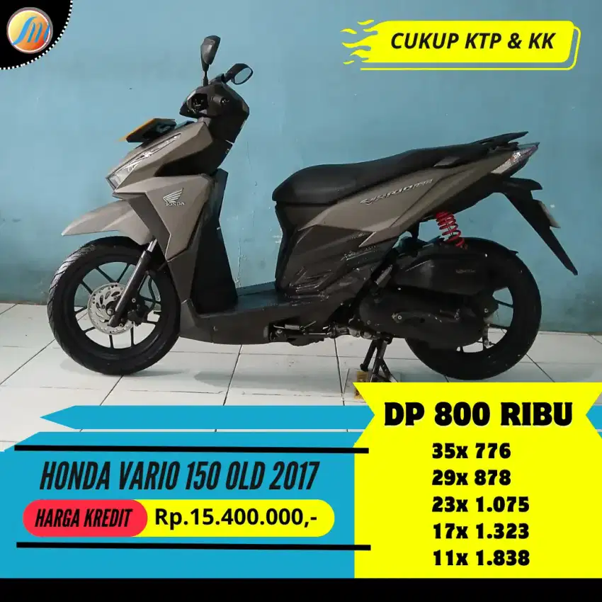 HONDA VARIO 150 OLD 2017 PAJAK ON SS LENGKAP BERGARANSI