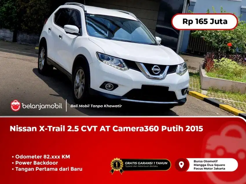 Nissan X-Trail X Trail XTrail 2.5 CVT AT Camera360 Putih 2015/2016