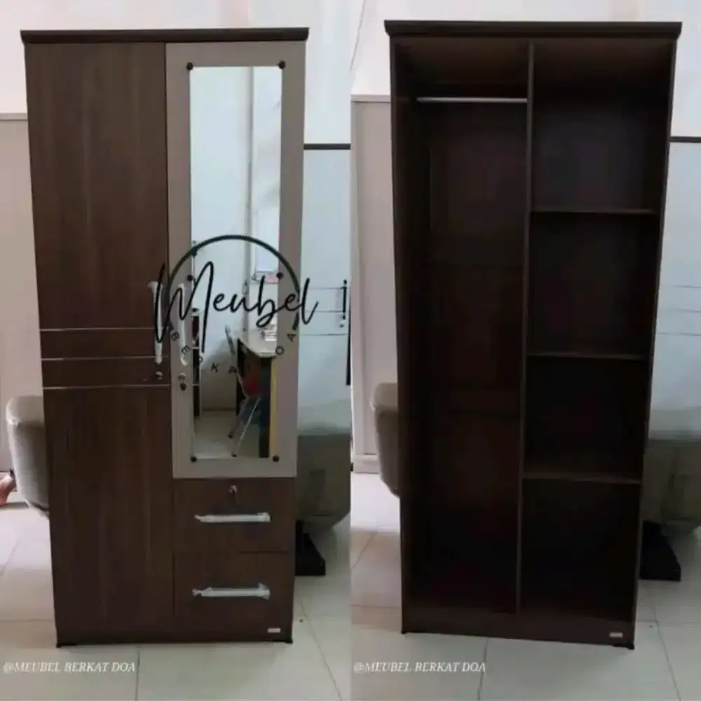 Lemari pakaian pintu 2