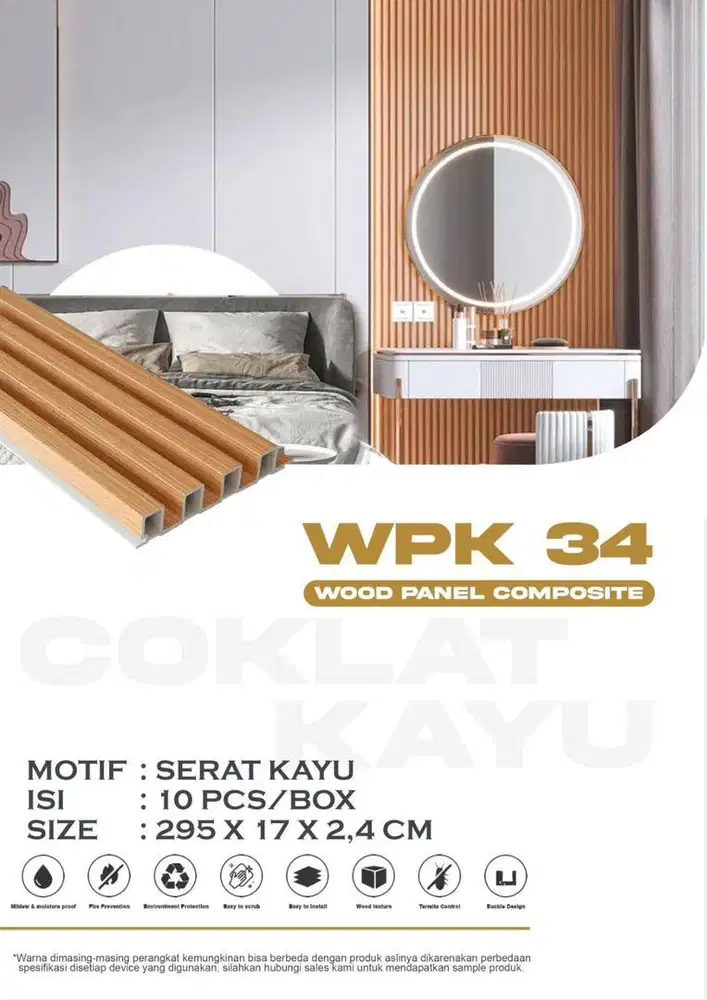 wpc wood panel dinding indoor