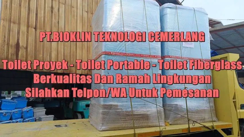 Toilet Portable, Closet Jongkok/ Duduk, Toilet Proyek Murah Siap Kirim