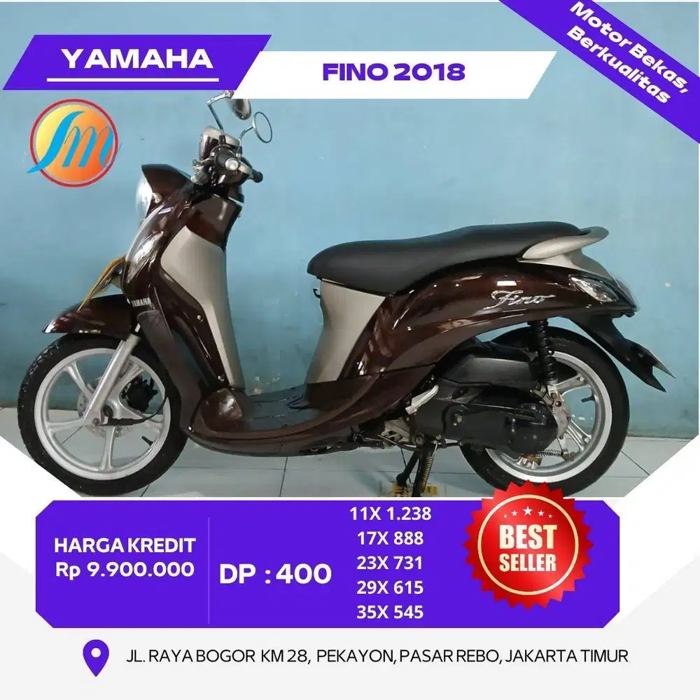 YAMAHA FINO THN 2018 SIAP PAKAI PAJAK PANJANG