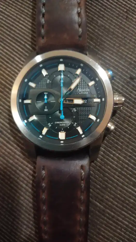 Jam tangan pria Alexandre Christie chronograph