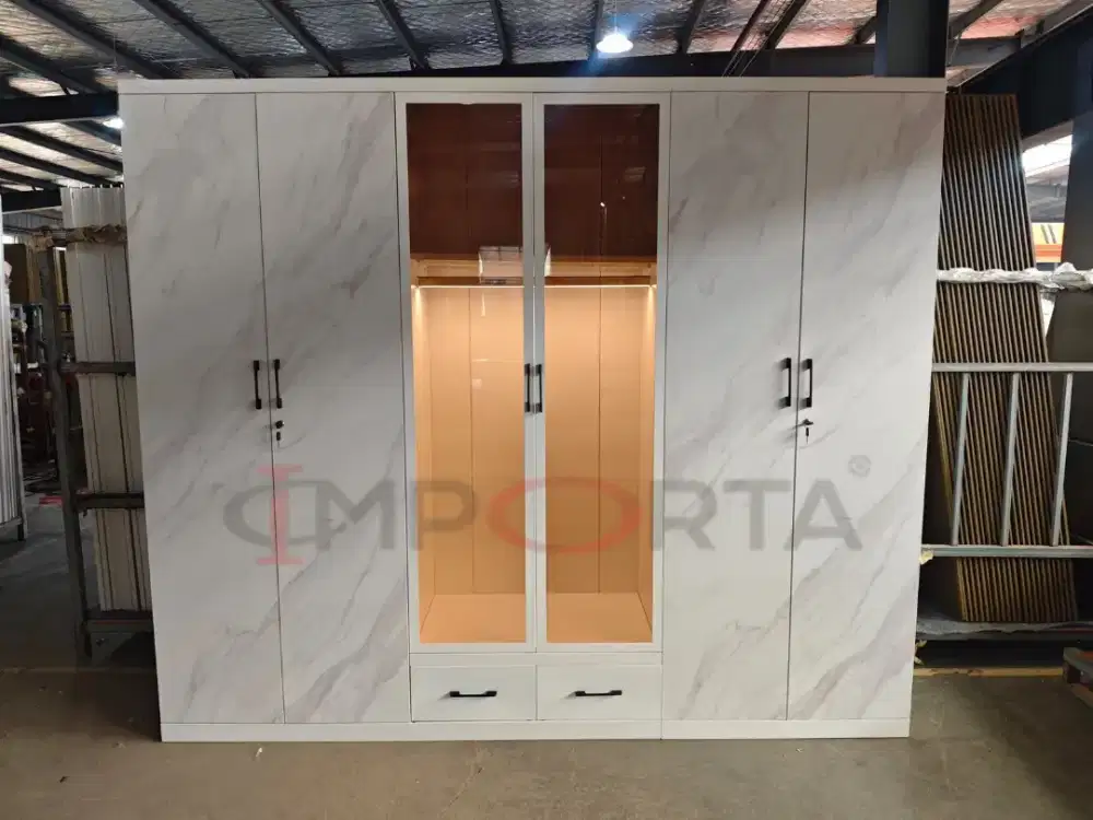 Lemari Pakaian Full Besi Ayun 6pt