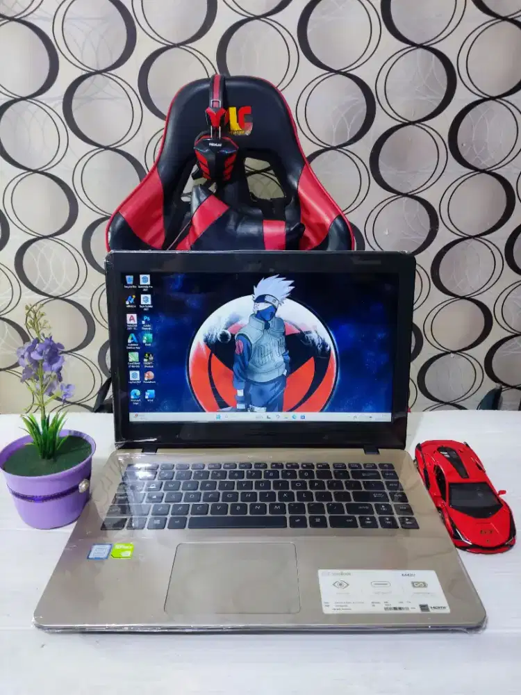 Asus vivobook X442UF (DUAL VGA) laptop gaming desing