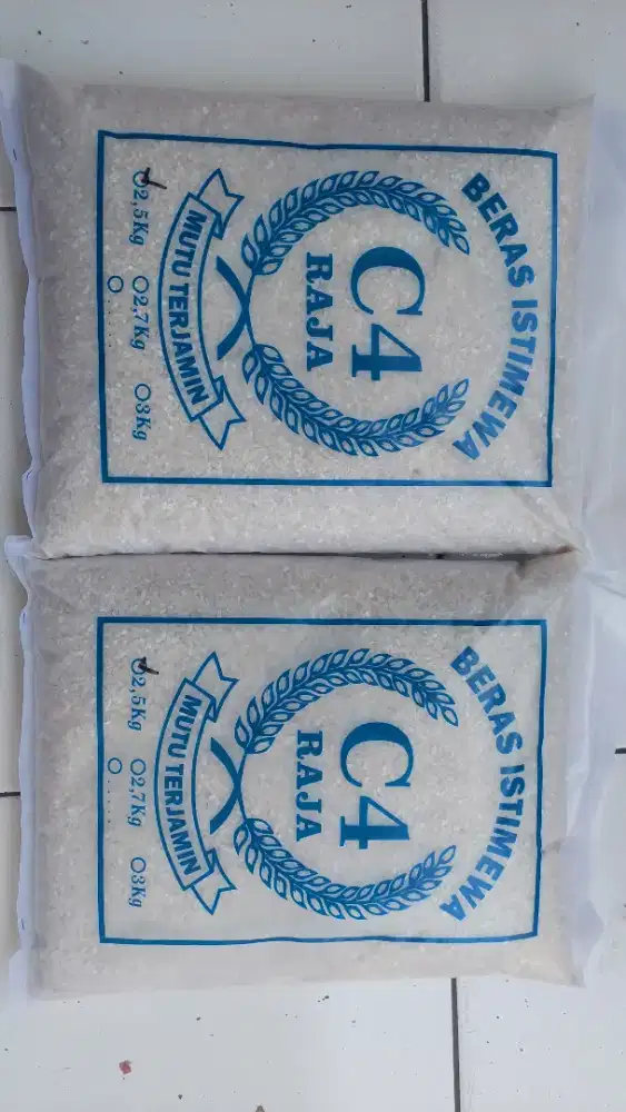 Beras C4 Pulen kemasan 2.5kg
