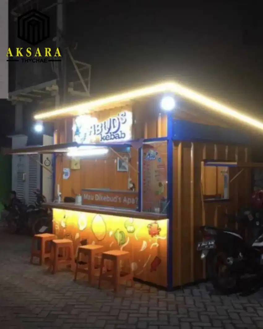 BOOTH SEMI CONTAINER CUSTOM / CONTAINER USAHA / BOOTH SEMI CONTAINER