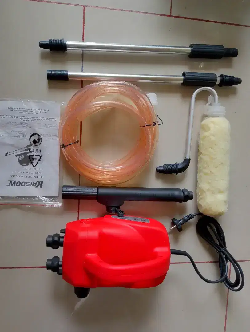 Alat cat otomatis elektrik paint roller Krisbow