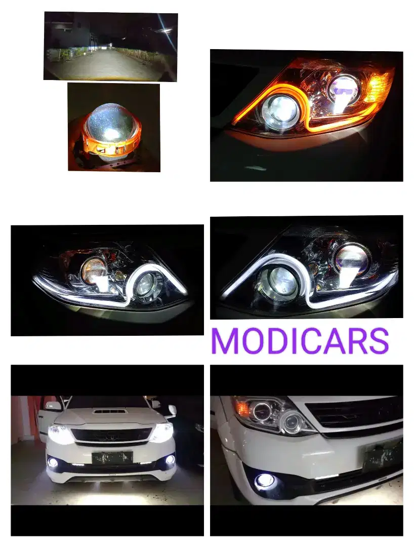 Lampu headlamp Fortuner biled SM pasang sejadetabek