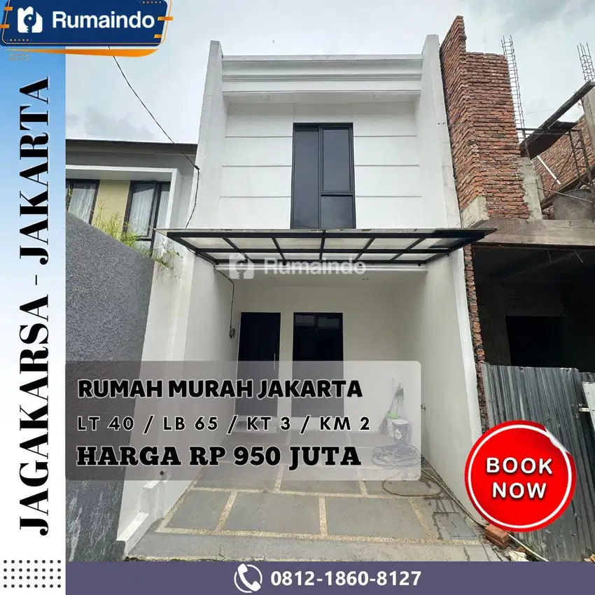 Dijual Murah Rumah Cluster di Aselih Jagakarsa Jakarta Selatan