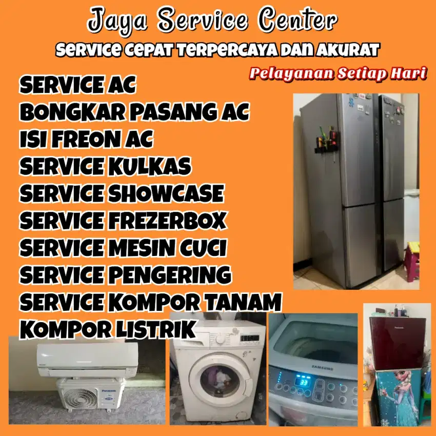 Service Mesin Cuci AC Kulkas Frezerbox Bongkar AC Pasang AC Kenjeran