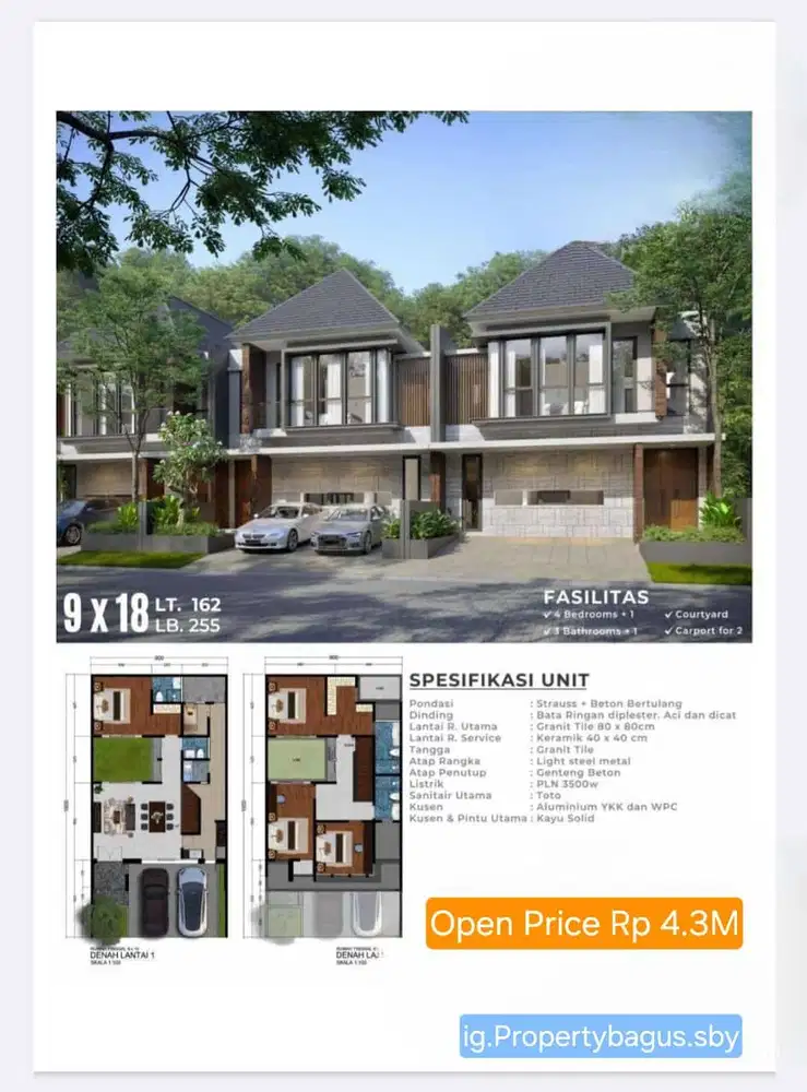 Dijual Rumah Baru Gress Citraland Utama Woodland 2 Lantai