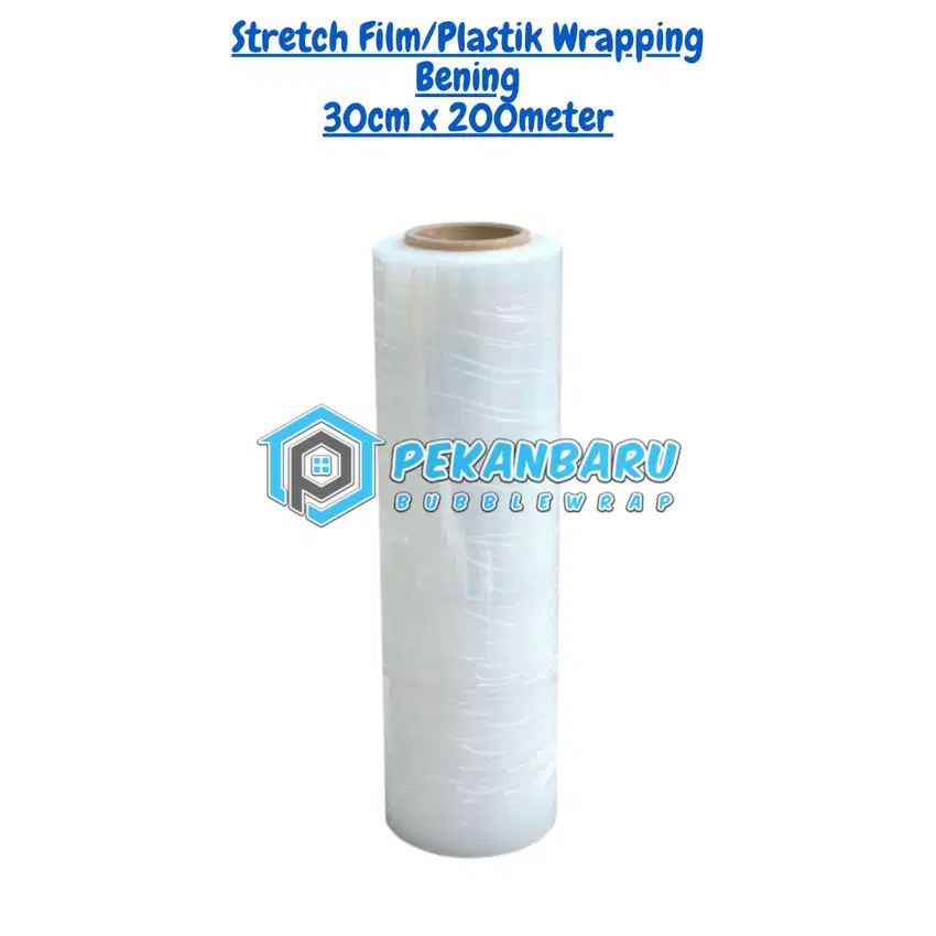 Plastik Wrapping / Stretch Film Bening 30cm x 200meter di Pekanbaru