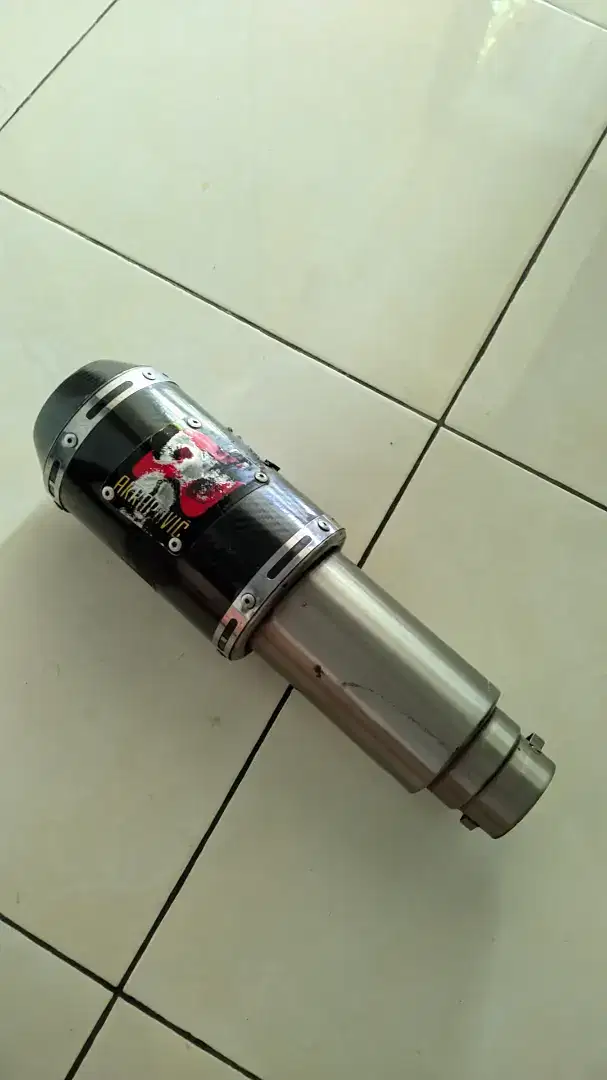 knalpot akrapovic gp purbalingga inlet 50 untuk semua motor