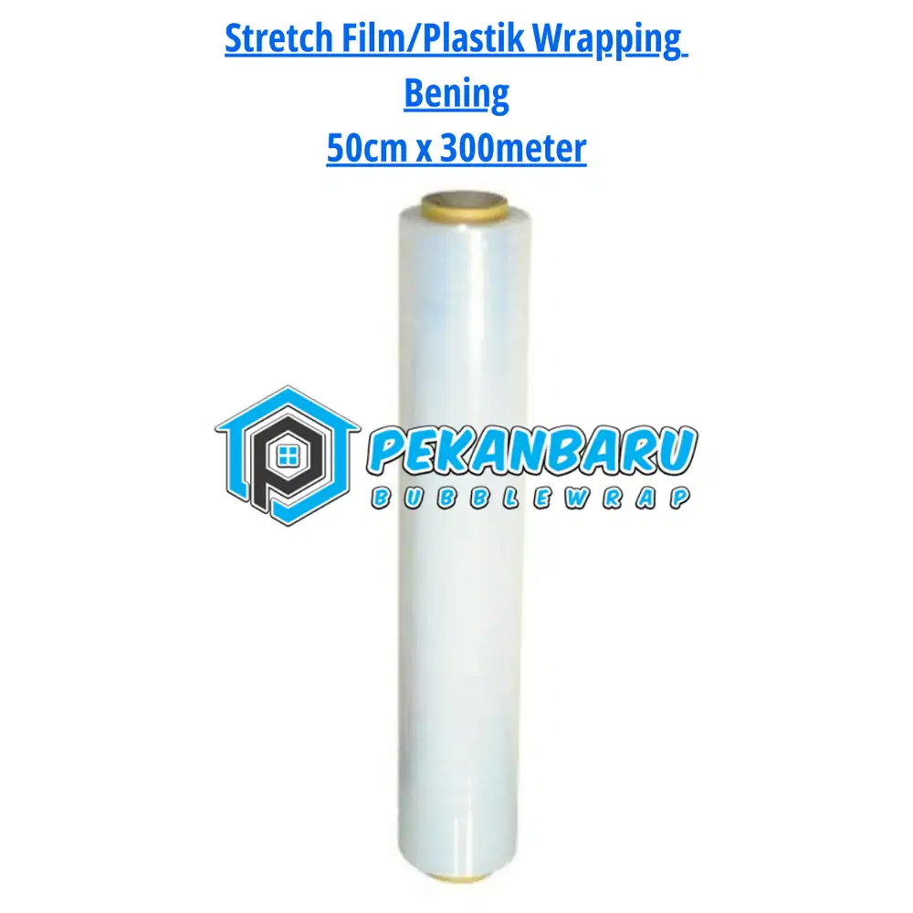 Plastik Wrapping / Stretch Film Bening 50cm x 300meter di Pekanbaru